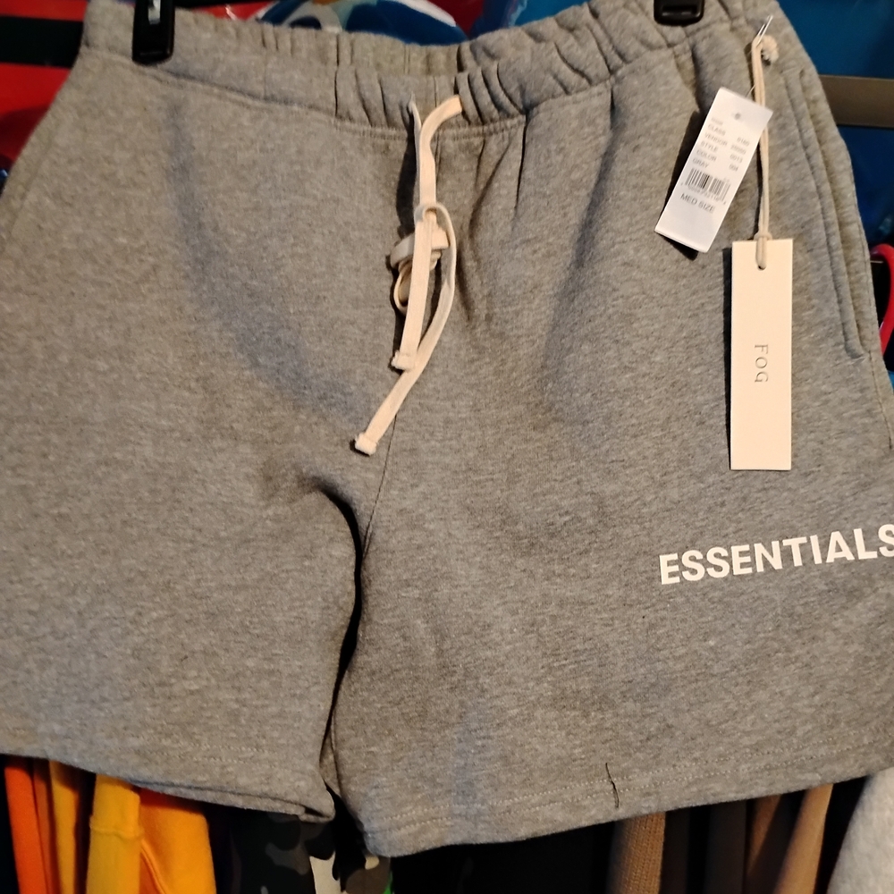 Essentials Men's Athletic Shorts in Gray